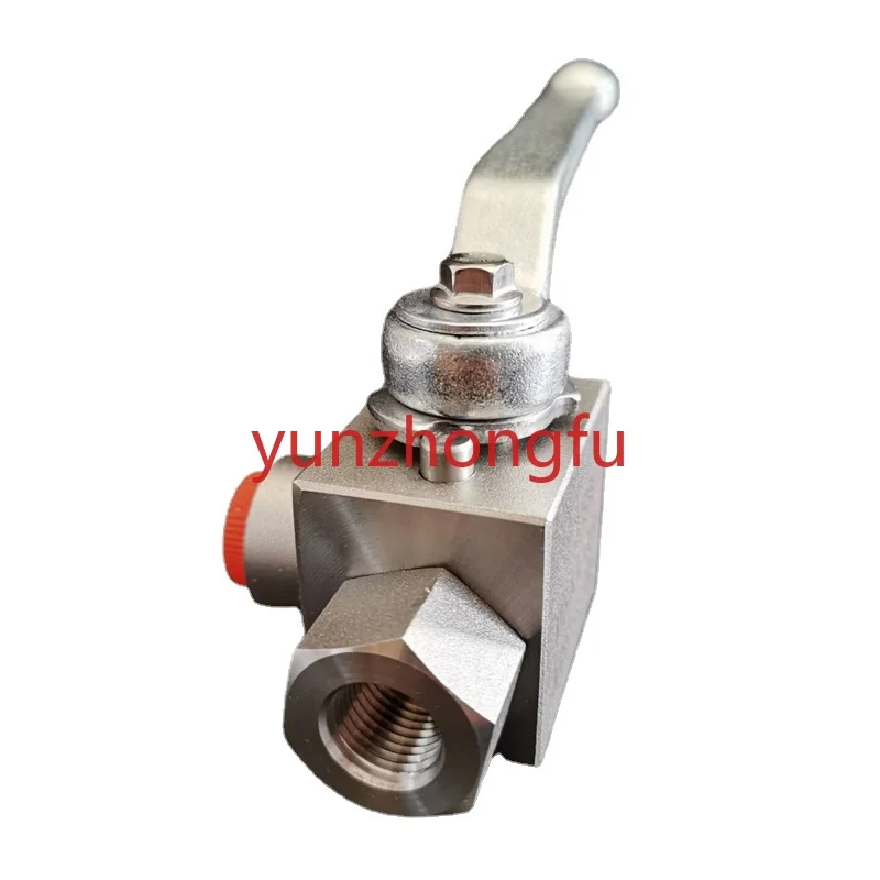 304 Stainless Steel Tee Valve High Pressure Ball Internal Thread Hydraulic Oil Water Gas L Type Khb Reversing Switch 4 Points