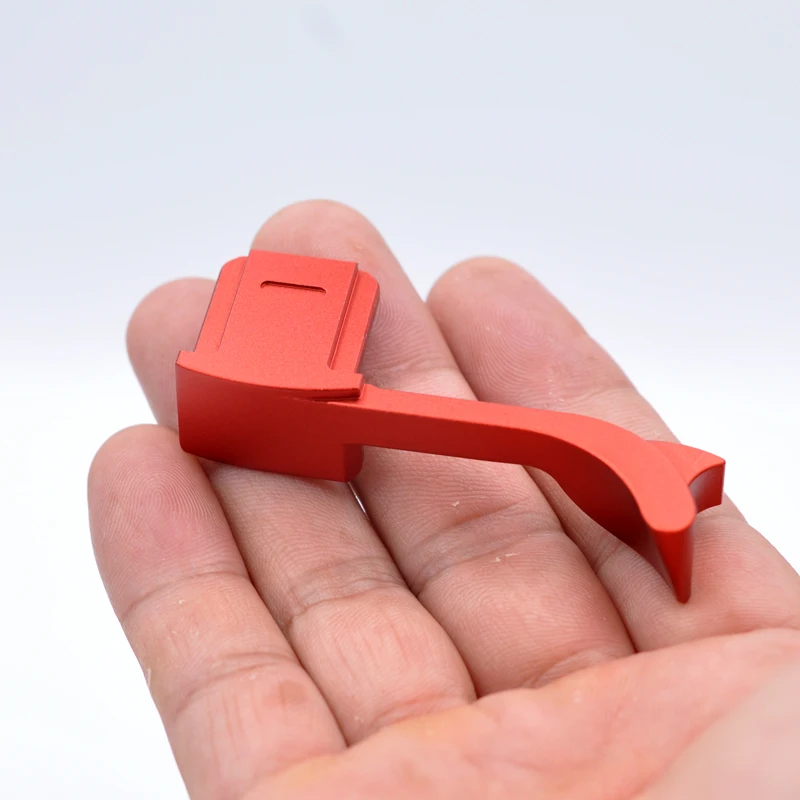 metel Thumb Up hot shoe hand Grip Hotshoe bracket adapter for Leica Q2 LQ2 Typ116 Camera red black silver color image 6