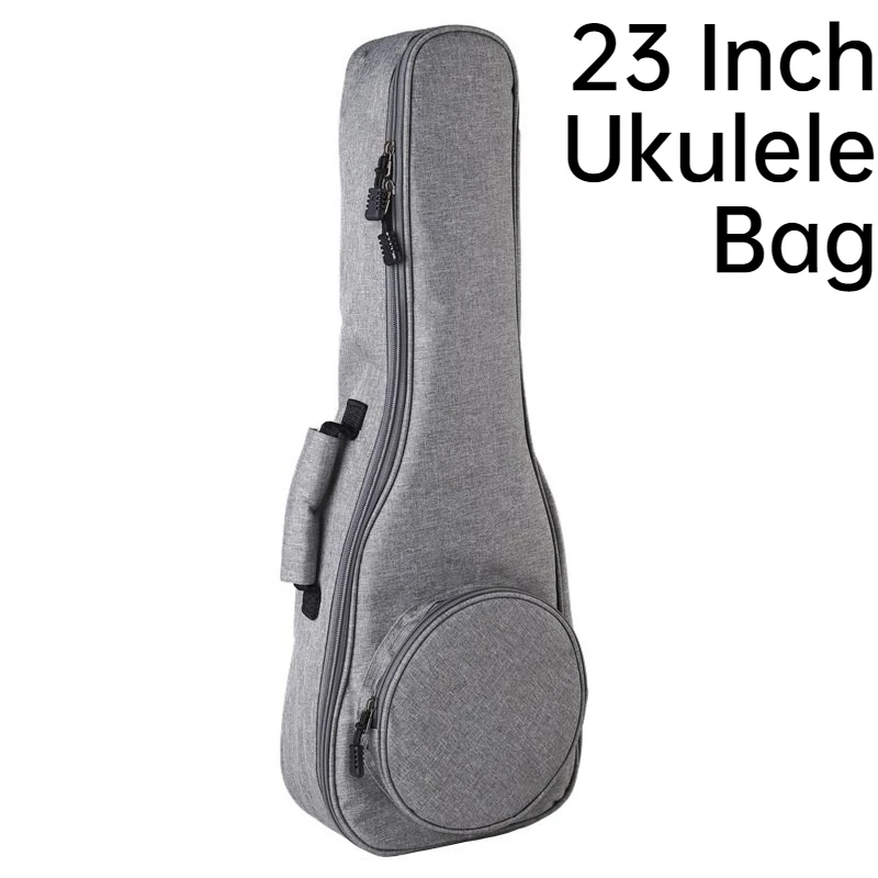 23 Inch Ukulele Bag Cotton-padded Drop-proof Shockproof Portable Shoulders Ukulele Backpack Musical Instrument Accessories