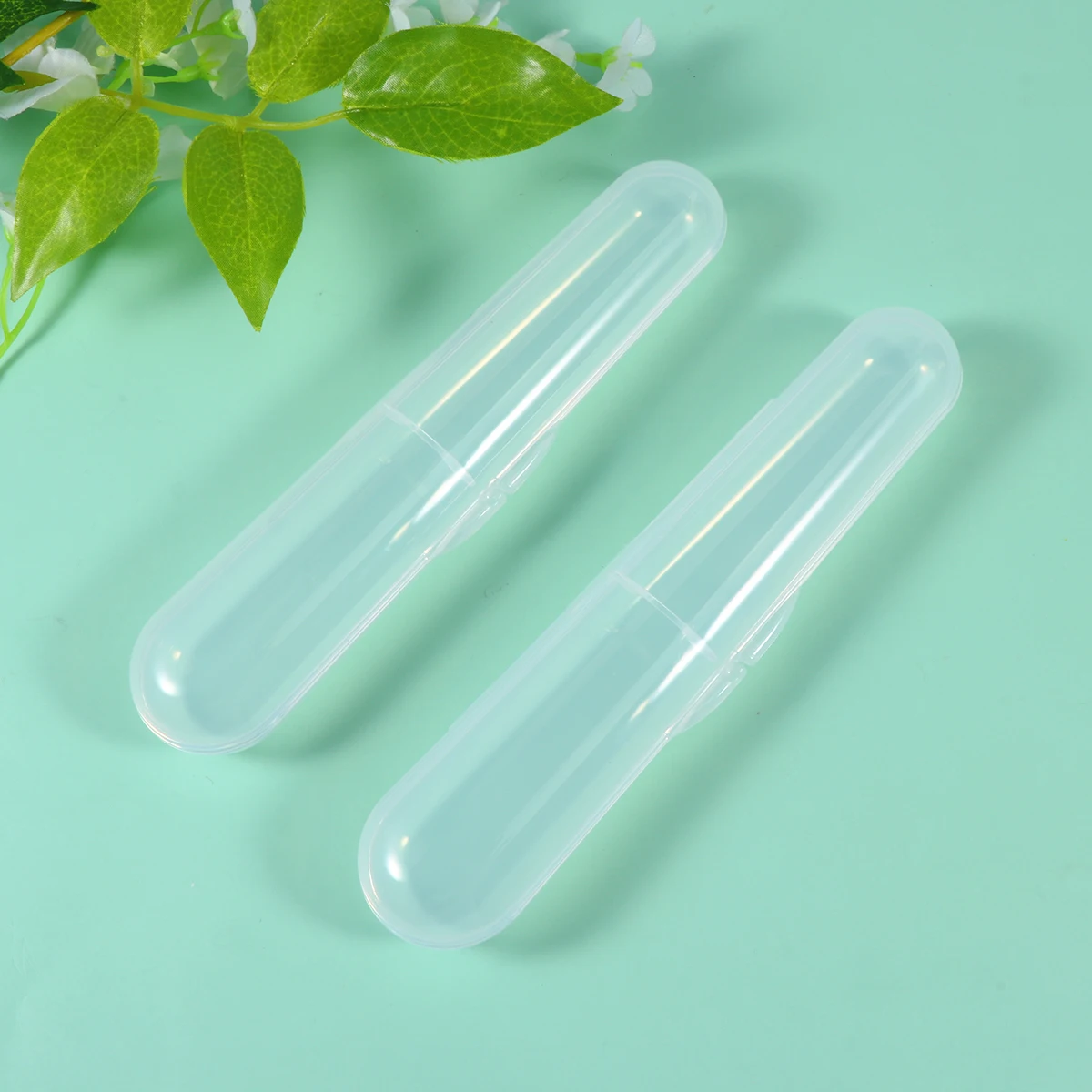 

5 Pcs Spoon Storage Box Single Packaging Container Baby Case Silicone Holder Travel Organizer