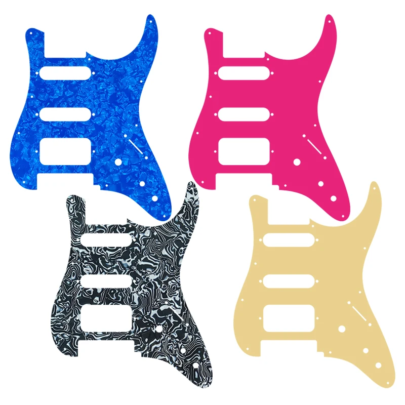 

5pcs Xin Yue Custom Guitar Parts - For Tom Anderson Drop Top Classic SSH Guitar Pickguard Scratch Plate Multicolor Selection