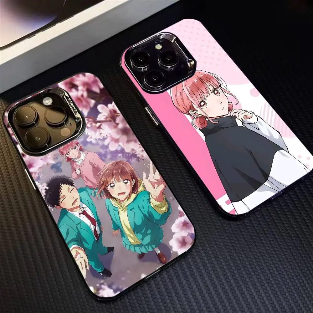 

Anime B-Blue B-Box Phone Case For iPhone 16 17 15 14 12 13 Pro Max Black Color Shockproof Cover