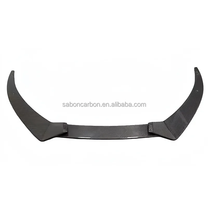 

For 2017-19 Audi R8 V10 PLUS 3-PC style Carbon Fiber Front Bumper Lip Splitter Spoiler