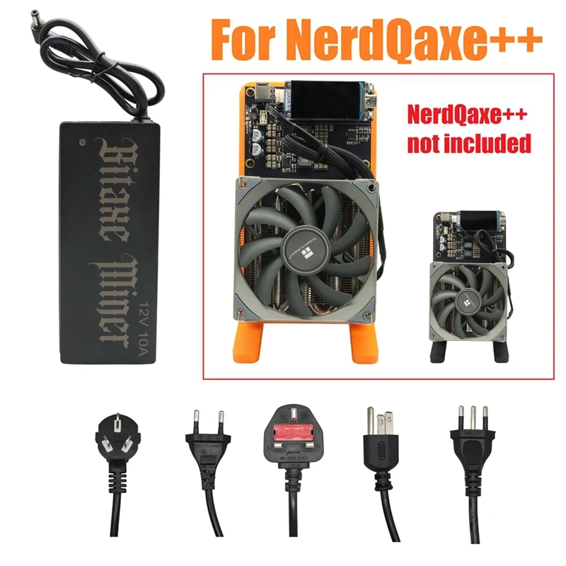 

Адаптер питания NerdQaxe++12V 10A для майнера ASIC SupraHex 702/NerdQaxe 4.8TH/S, 12V 10A, разъем BR-A23U