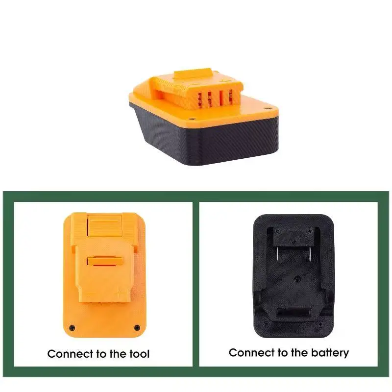 バッテリーコンバータアダプタパークサイド x20V リチウム変換 Worx 4PIN 20v ツールコンバータ使用 (バッテリーとツールなし)