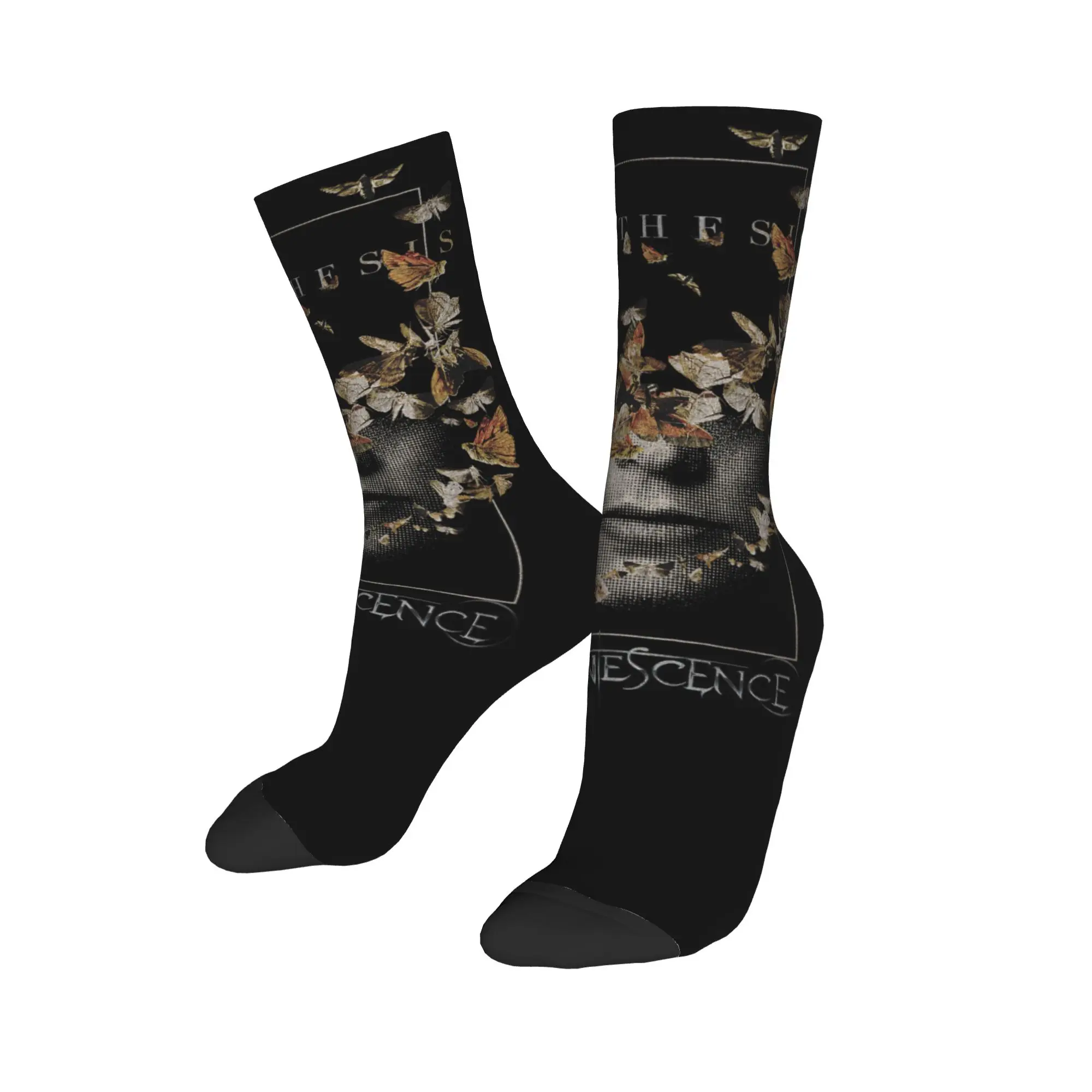 New Male Men Socks Harajuku Evanescence Logo Box Sock Polyester  High Quality Women Socks Spring Summer Autumn Winter