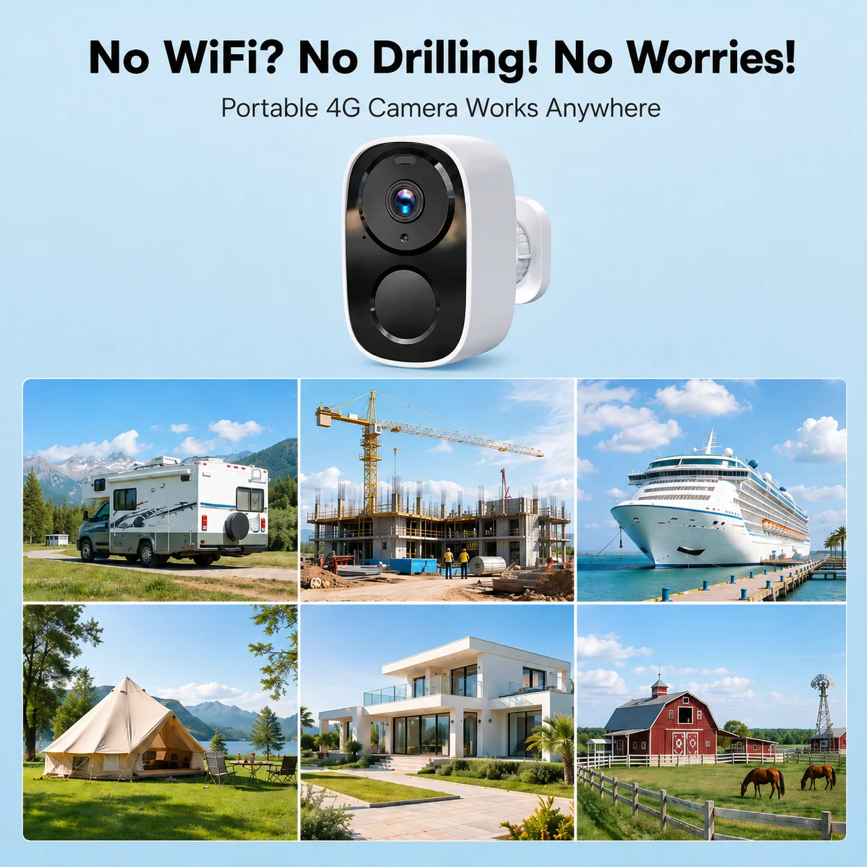 PEGATAH 2K 4G/Wifi Battery Cam - Home Security Ai 评论和价格