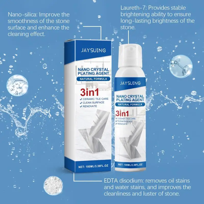 【AB1】 Stone Nano Crystal Plating Spray Ceramic Tile Stone Repair Scratch Bright New Crystal Plating Agent Spray{H}
