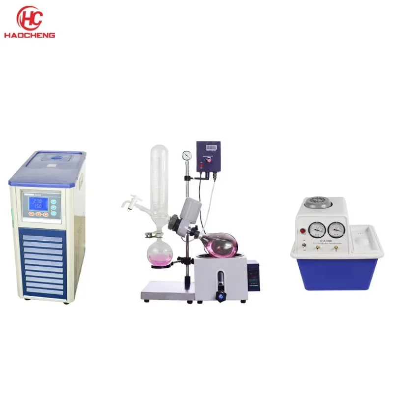 

2L 5L 10L 50L China Lab Industrial Machine Rotary Evaporator With Chiller And Vacuum Pump