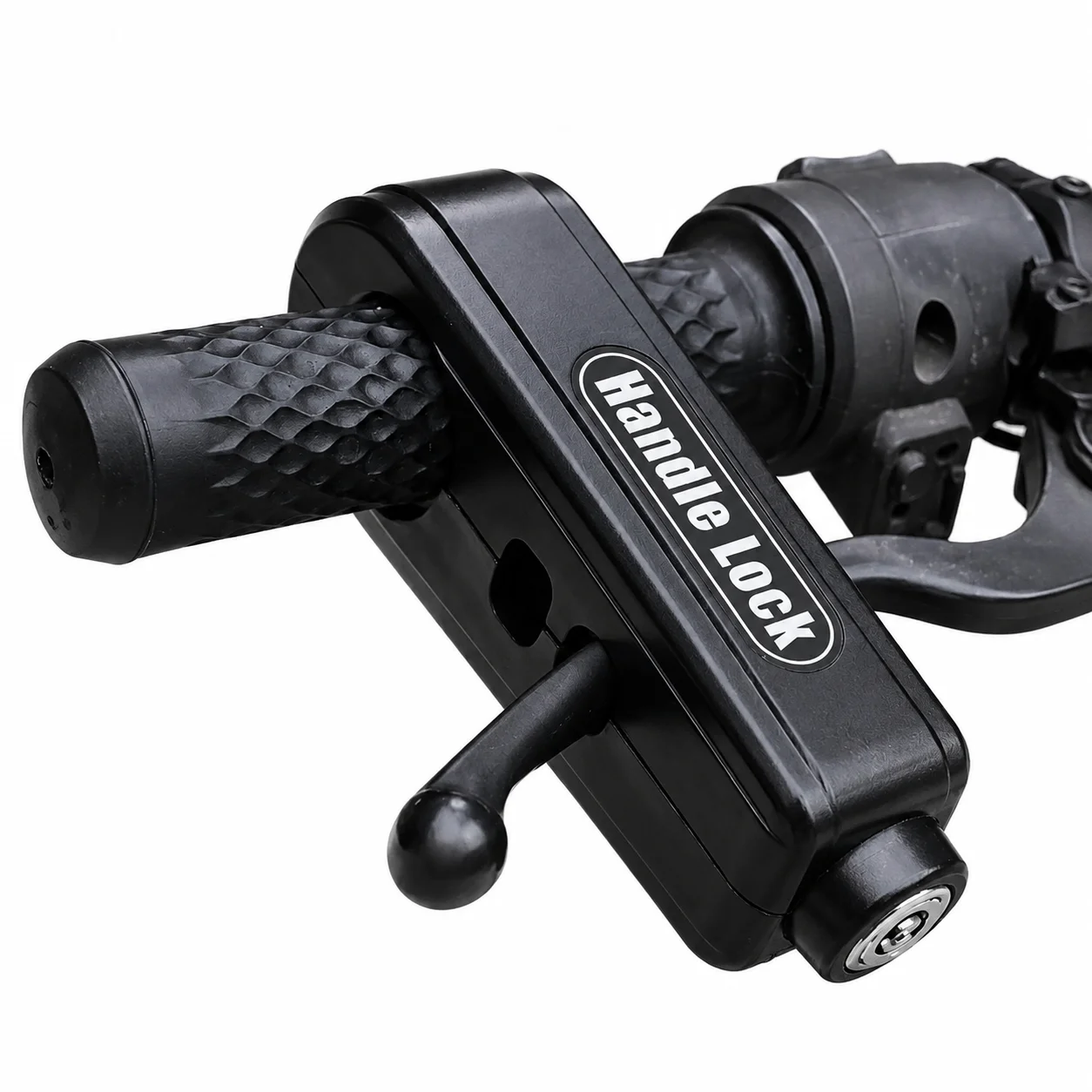 Universal Motorcycle Handlebar Grip Lock Anti-Theft Security Lock Brake Lever Lock for Scooter ATV Electric Bike