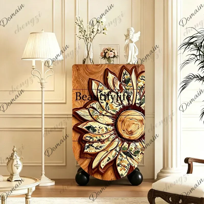 UHV French four-chest cabinet solid wood floor-to-ceiling multi-layer jewelry cabinet bedroom furniture wall decorative cabinet