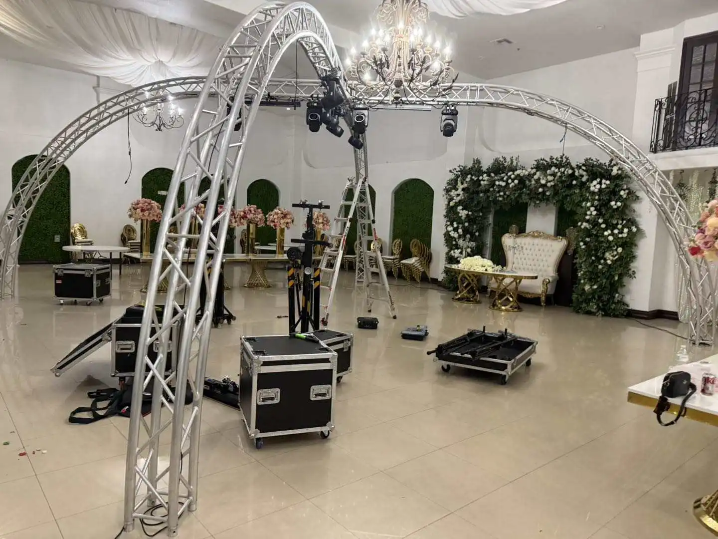 

Customized Aluminum Dome Truss Structure Decoration Truss Event Arch Truss