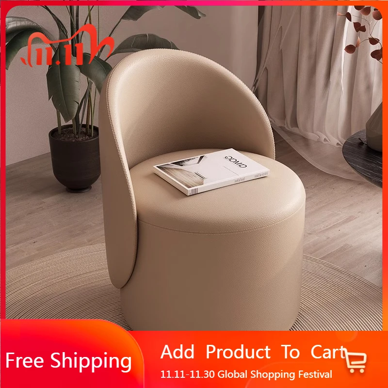 

Низкий мобильный пуфик, туалетный столик для гостиной, игровой стул для макияжа, дизайнерский роскошный табурет для спальни, мебель в китайском стиле