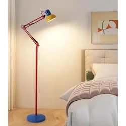 Minimalistyczne Retro składany Led lampy podłogowe E27 do Sofa do salonu bocznych świateł stojących oświetlenie wewnętrzne dekoracja domu