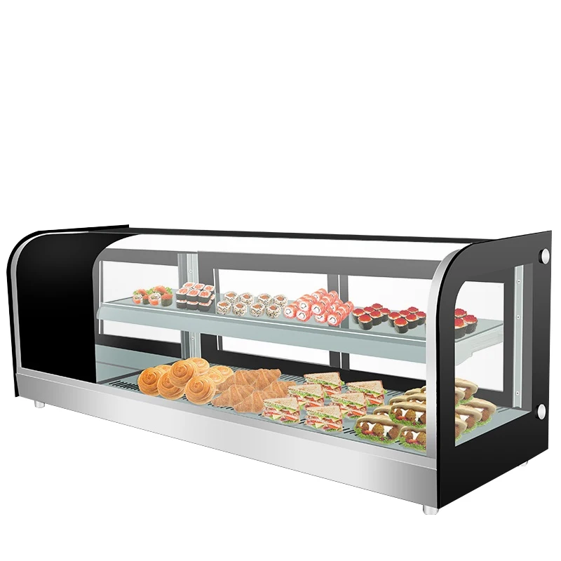 Commercial Display Fridge Commercial Display Cabinet For Croissant Display Counter Fridge