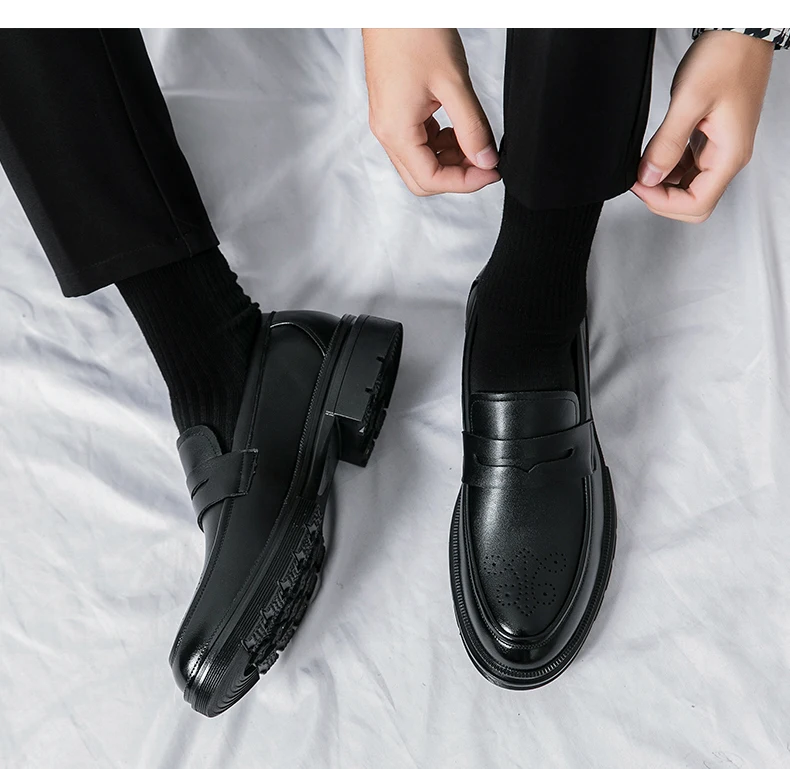 Zapatos Brogue clásicos para hombre, zapatos de cuero de tendencia para bodas y eventos sociales, zapatos de vestir de alta calidad para hombre, zapatos informales de negocios para hombre