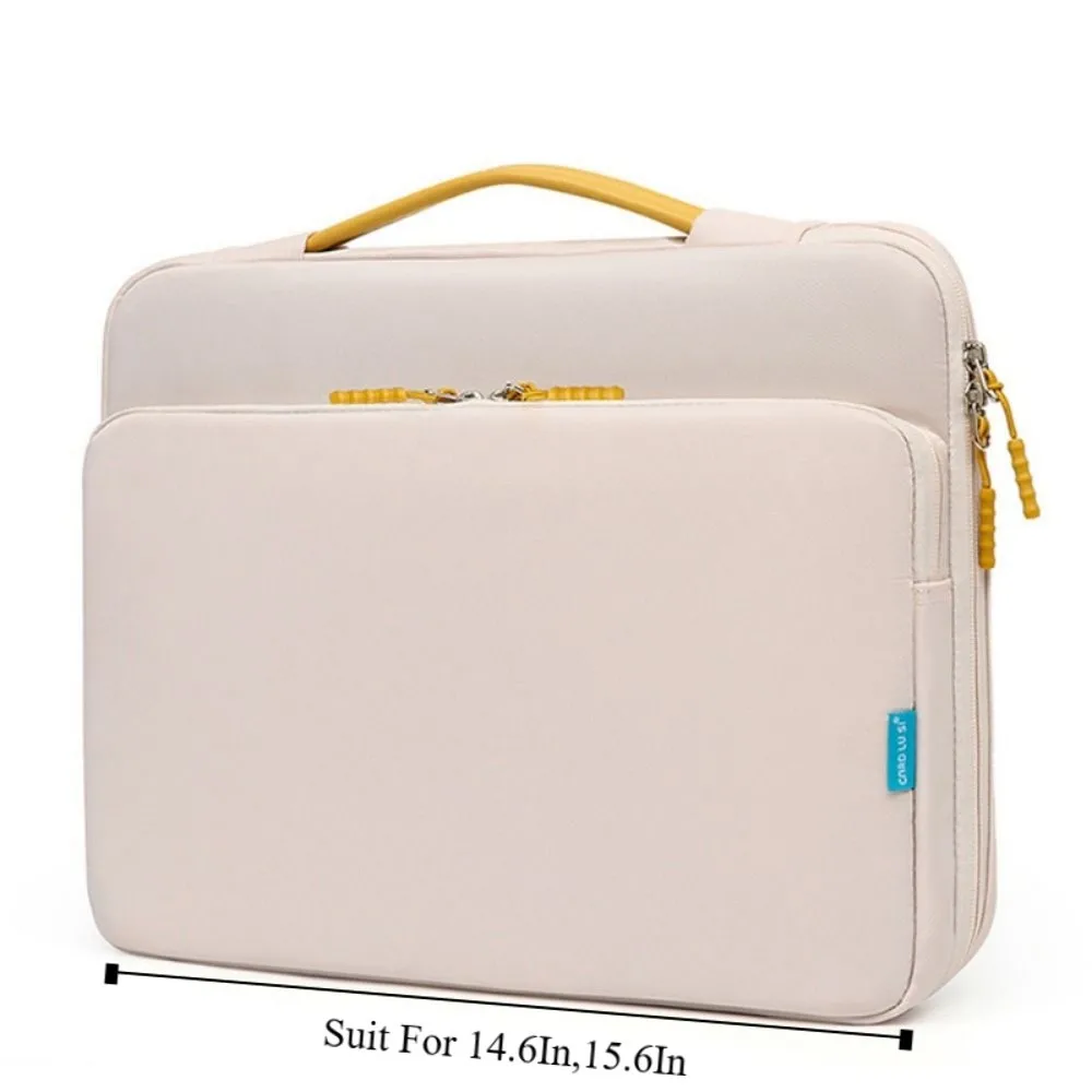 Computer Cover With Handle Portable Laptop Bags Lightweight Waterproof Laptop Case Dual Zipper Ultra Thin Notebook Sleeve Travel