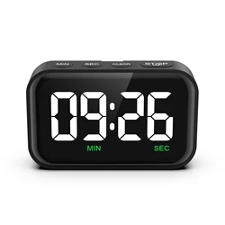 ORIA Magnetic Kitchen Timer for Cooking with Count Up Countdown Digital Timer Battery Powered for Classroom, Teacher, Kids