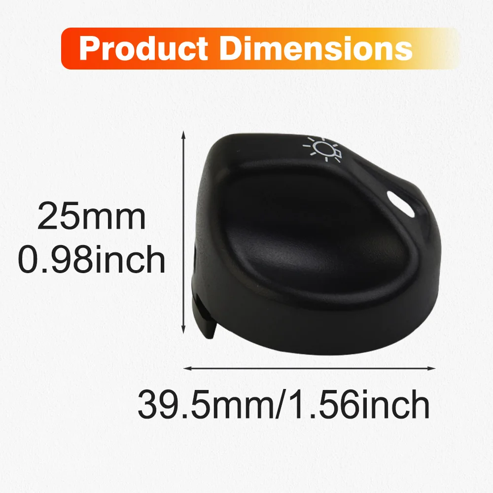 كشافات رئيس مصباح المصباح مقبض مفتاح التشغيل لفورد F150 1997-2004 إكسبيديشن 1997-2002 F250 F350 F450 F550 سوبر ديوتي 2001-2004