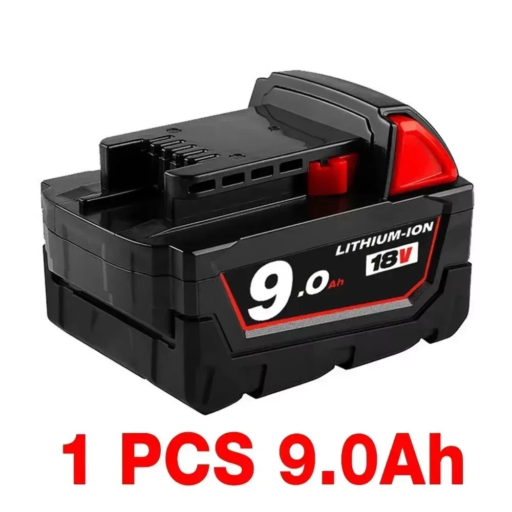 Vervangende lithium-ion accu voor Milwaukee M18 18V 12.0Ah 9.0Ah, geschikt voor Milwaukee M18 48-11-1815 48-11-1850 2604-22 accu's