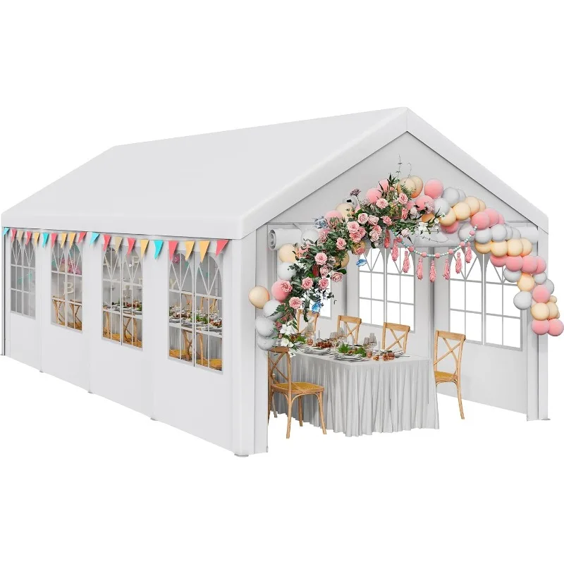 Spacious, Comfortable, Easy To Install, and Multifunctional Heavy Duty Gazebo Outdoor Party Wedding Tent Carport Shelter