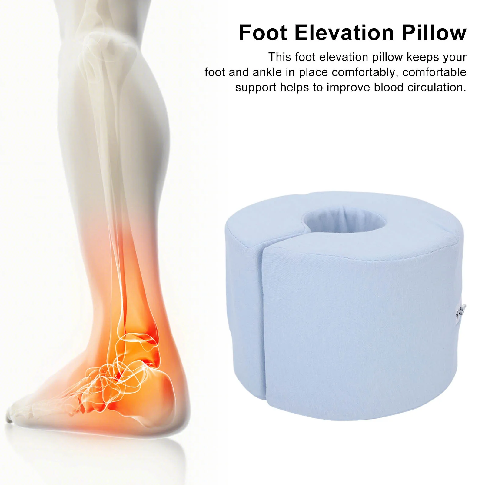Cuscino di supporto per il piede Materiale morbido Ampiamente usato Promuove la circolazione Cuscino per il piede limitatrice della pressione per il polso