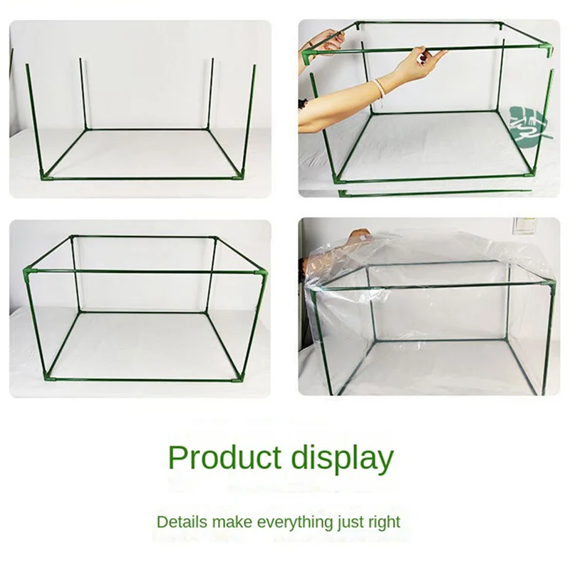 

TFTP-2X Mini Greenhouse Indoor Plants Small Green House Portable Frame Indoor And Outdoor Flowers And Succulents Growing