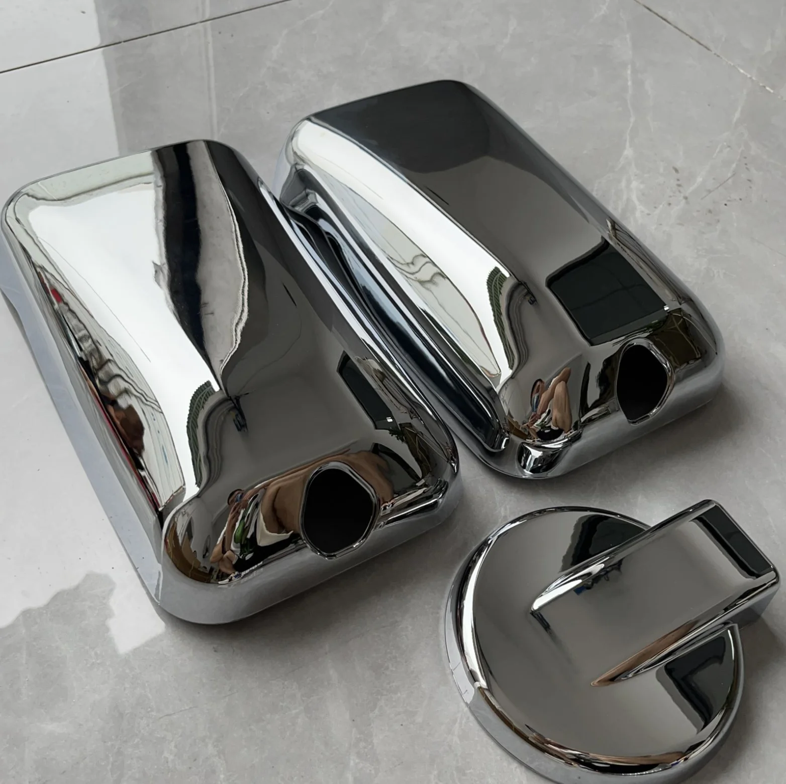 HOT-SELLER CHROME PLATED MIRROR COVER FOR ISUZU ELF 100P NPR TRUCK