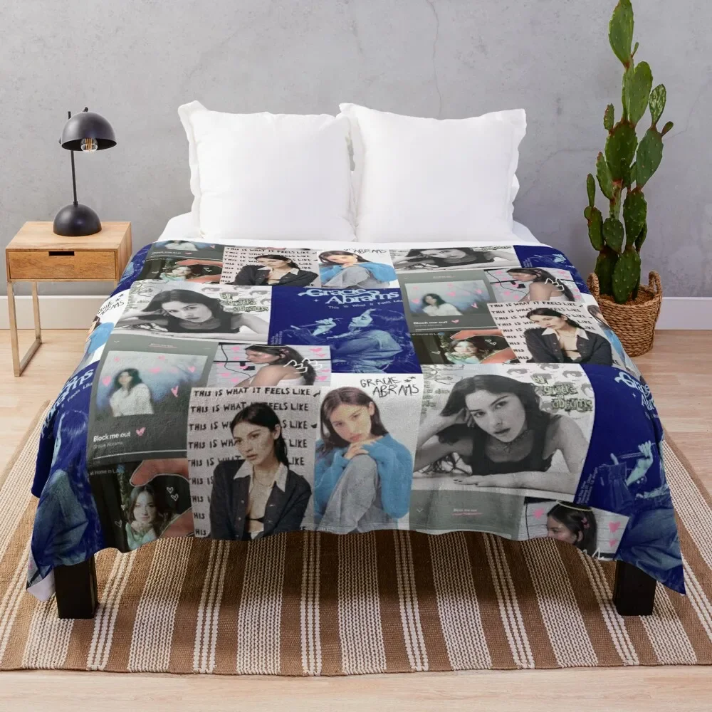 

Gracie Abrams Throw Blanket Stylish Decor Blanket Gift for Friends Roommate
