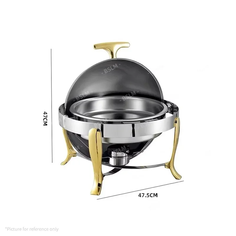 Commercial Stainless Steel Food Warmer Tray Electric Heating Plate for Restaurant Buffet Catering Equipment Dishwasher Safe