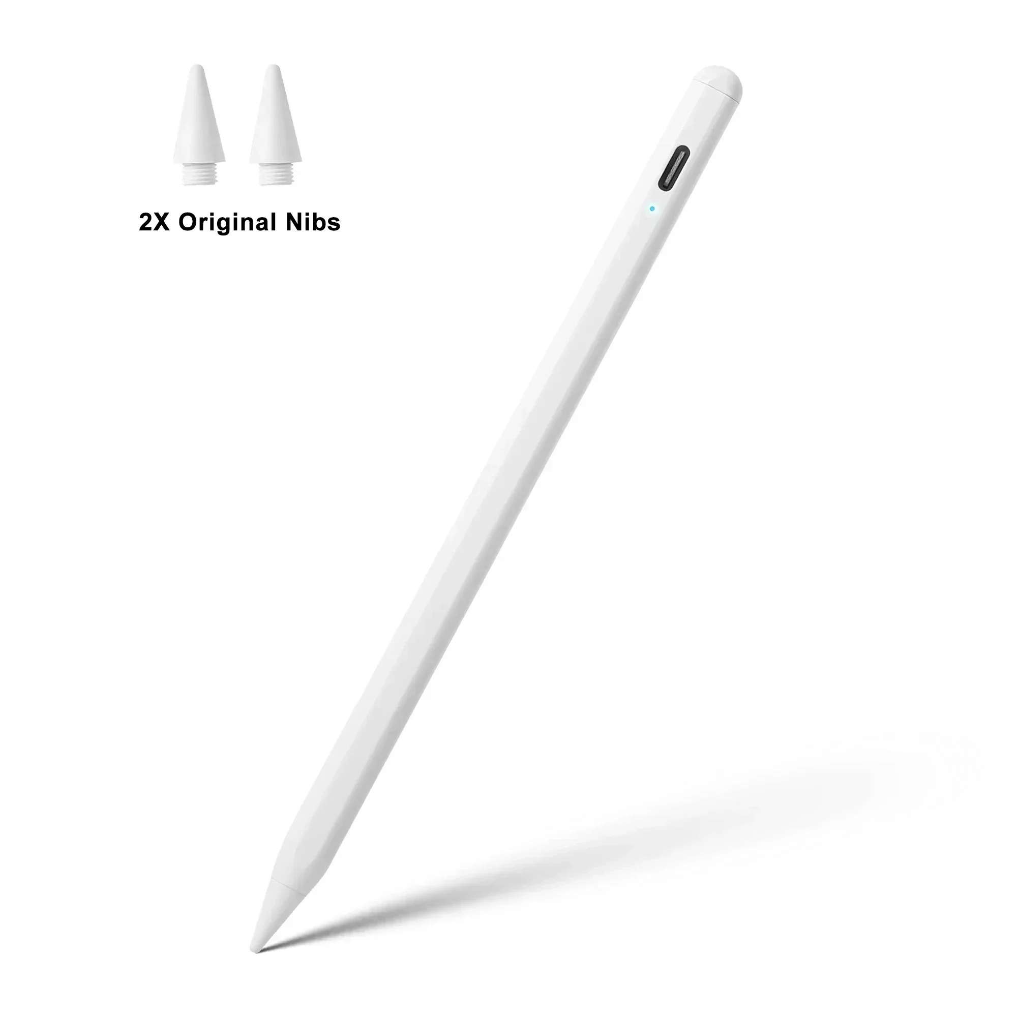 Stylus Pen For iPad Air 11 13 4 5 Pro 11 12.9 2018-2024，Capacitive Touch Pen For Apple iPad Pencil 2 1 Palm Rejection Bluetooth