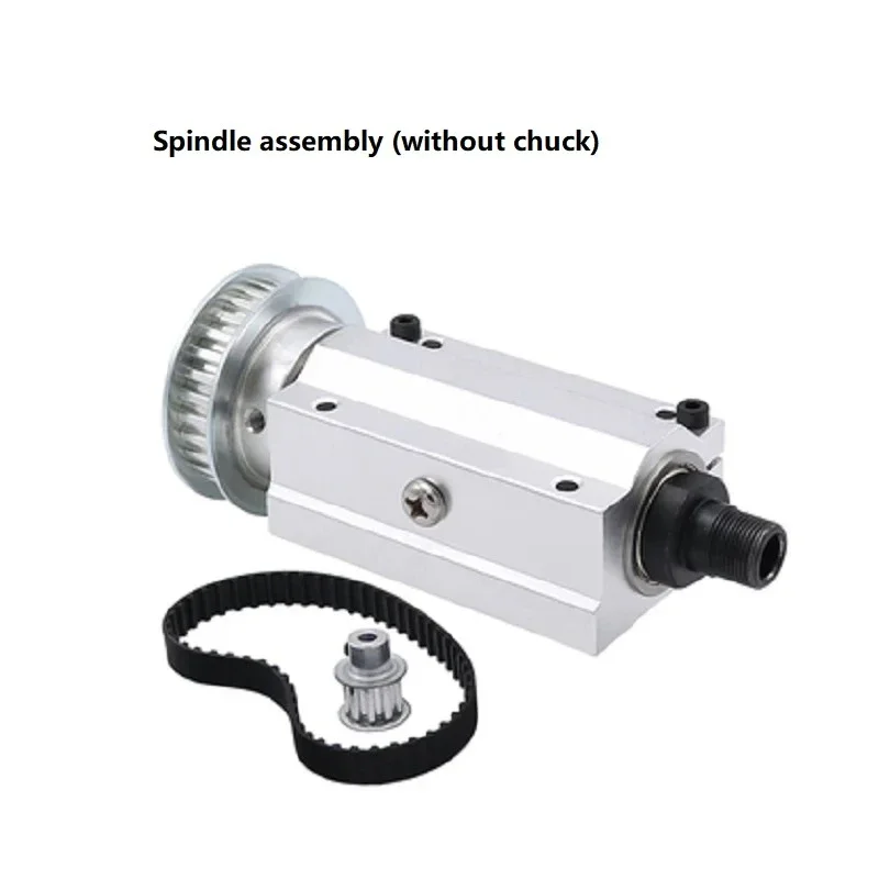 50 Four-jaw / 63 Three-jaw chuck spindle assembly  mini lathe woodworking beads machine spindle assembly DIY lathe / bead machin