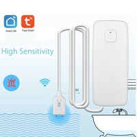 Tuya Smart Flood Leakage Sensor Remote Monitor WiFi Water Overflow Level Detector Water Leak Sensor Security Sound Alarm System