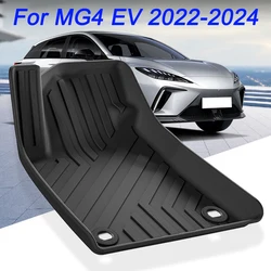 滑り止めの車のフロアマット,防水,mg4 ev 2022 2023 2024用フットパッド