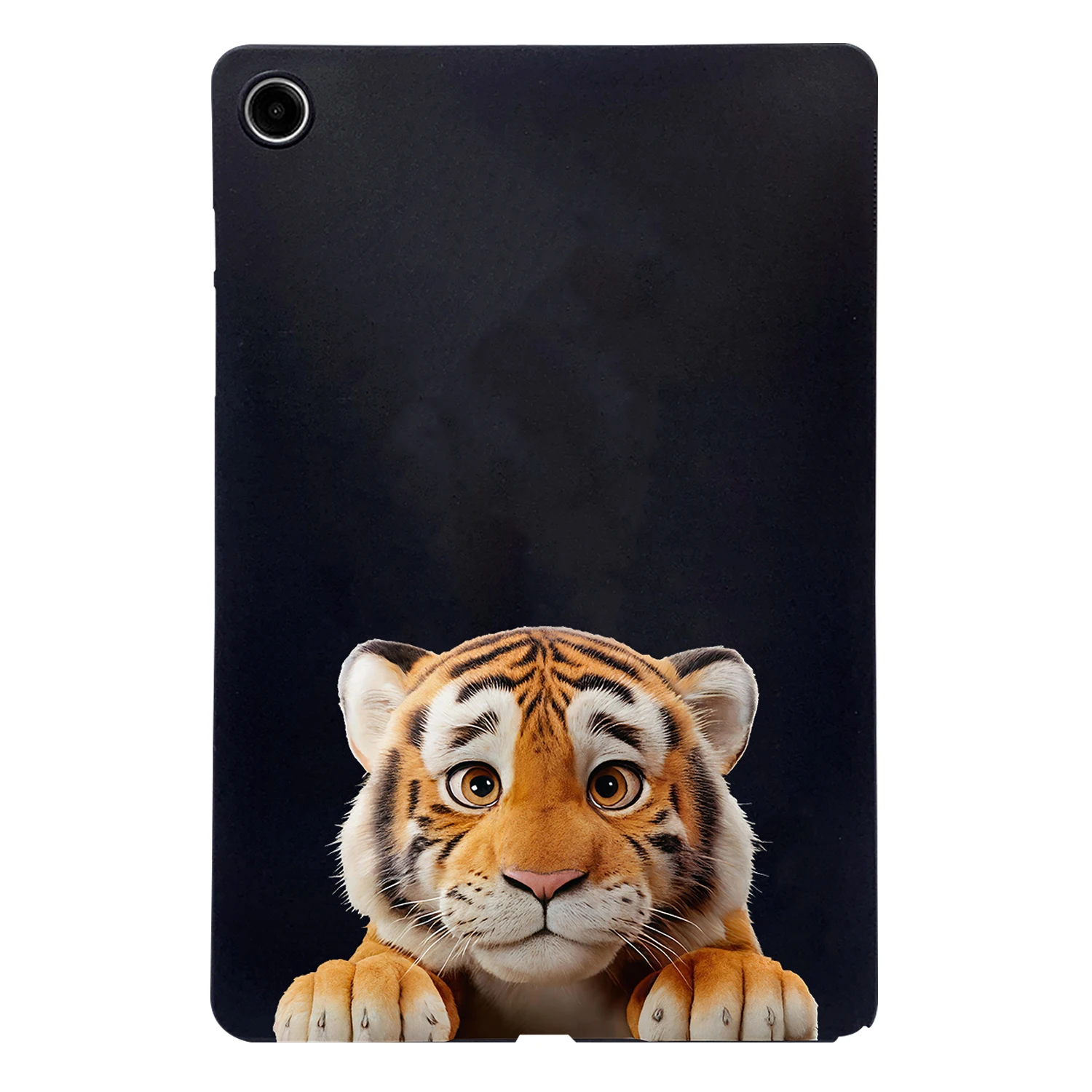 

For Samsung Galaxy Tab A11+ Case Pattern Printing Slim TPU Tablet Protective Cover - Little Tiger