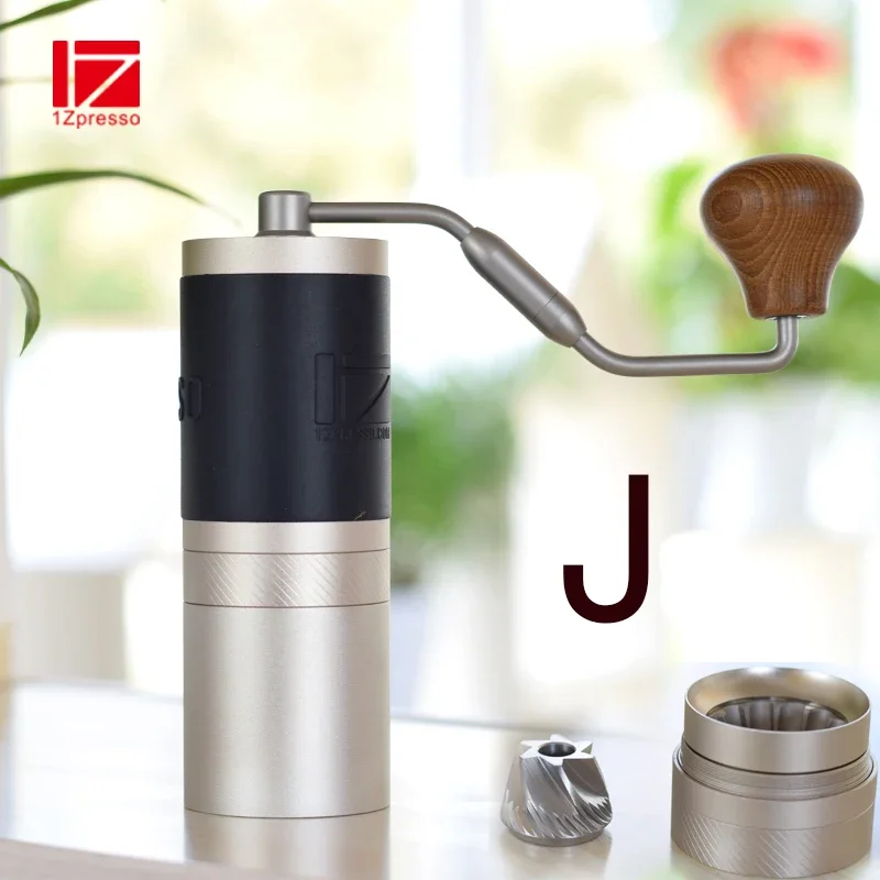 

New 1zpresso J series manual coffee grinder portable coffee mill stainless steel 48mm 6core conical burr Faster Grind Efficiency