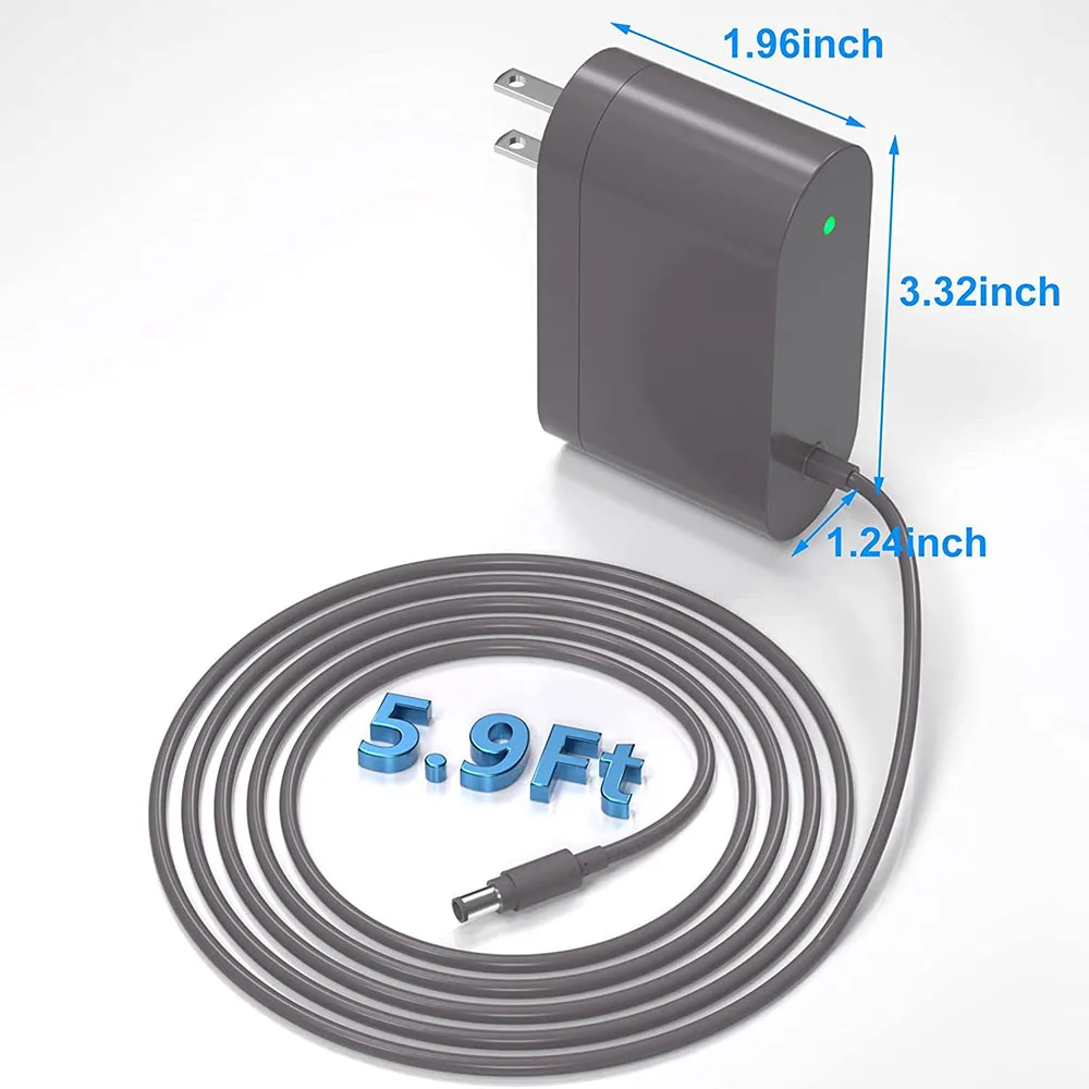 24.35V 348mA Vacuum Charger for Dyson Cordless Vacuum DC31 DC45 DC44 DC35 DC56 DC57 DC30 DC34 Power Supply Charger