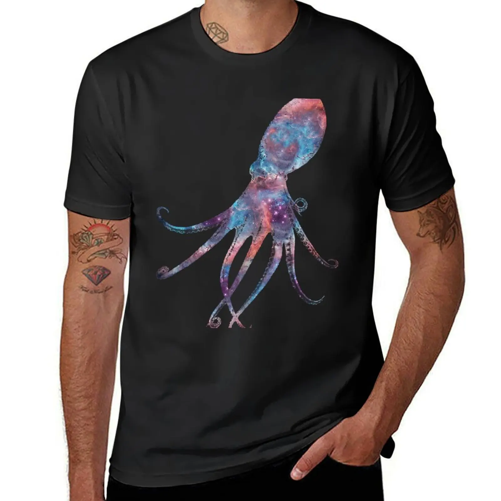 

Cosmic Octopus! T-Shirt blacks heavyweights cute clothes plain white t shirts men