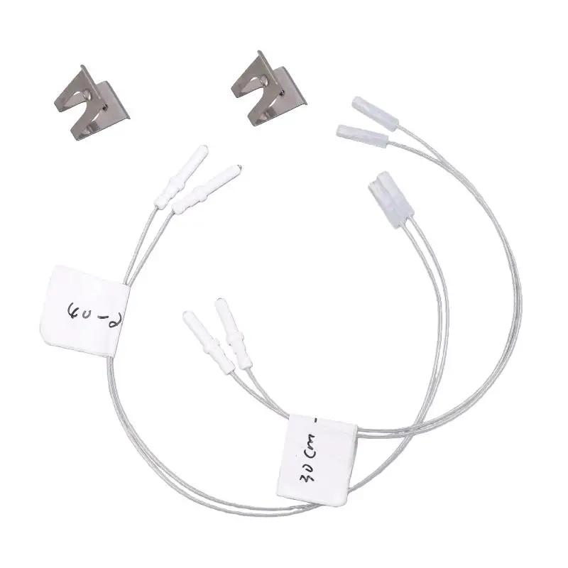 2/4Pcs Ceramic Electrode Ignitor Wire And Ceramic Electrode Assembly For BBQ Igniter Electrode 30/40/45/50/60cm