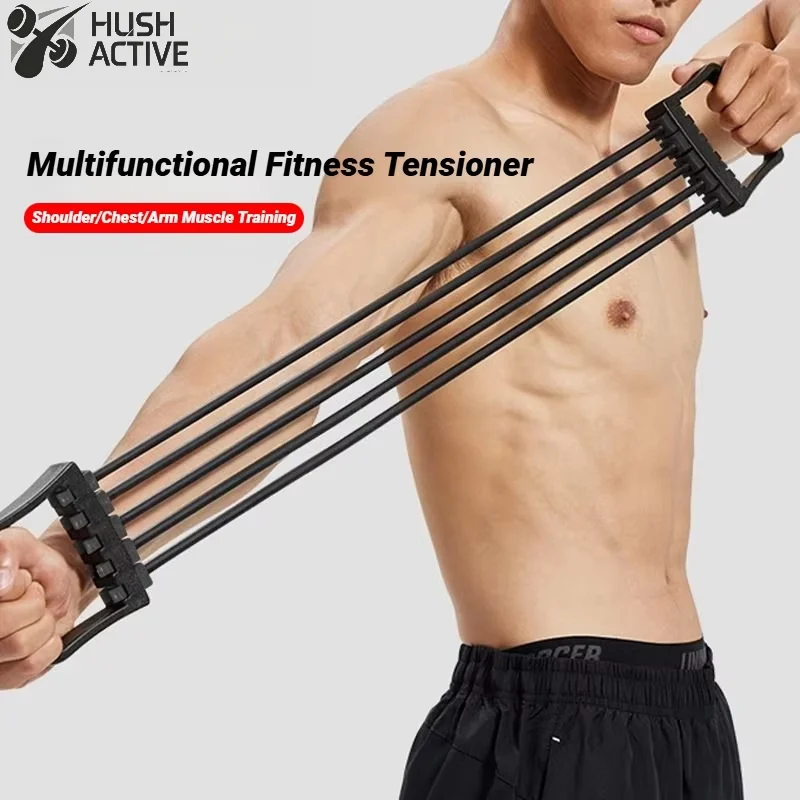 Suitable For Home And Gym Use Adjustable Rubber Resistance Band Multi-Functional Detachable Chest Trainer Fitness Equipment