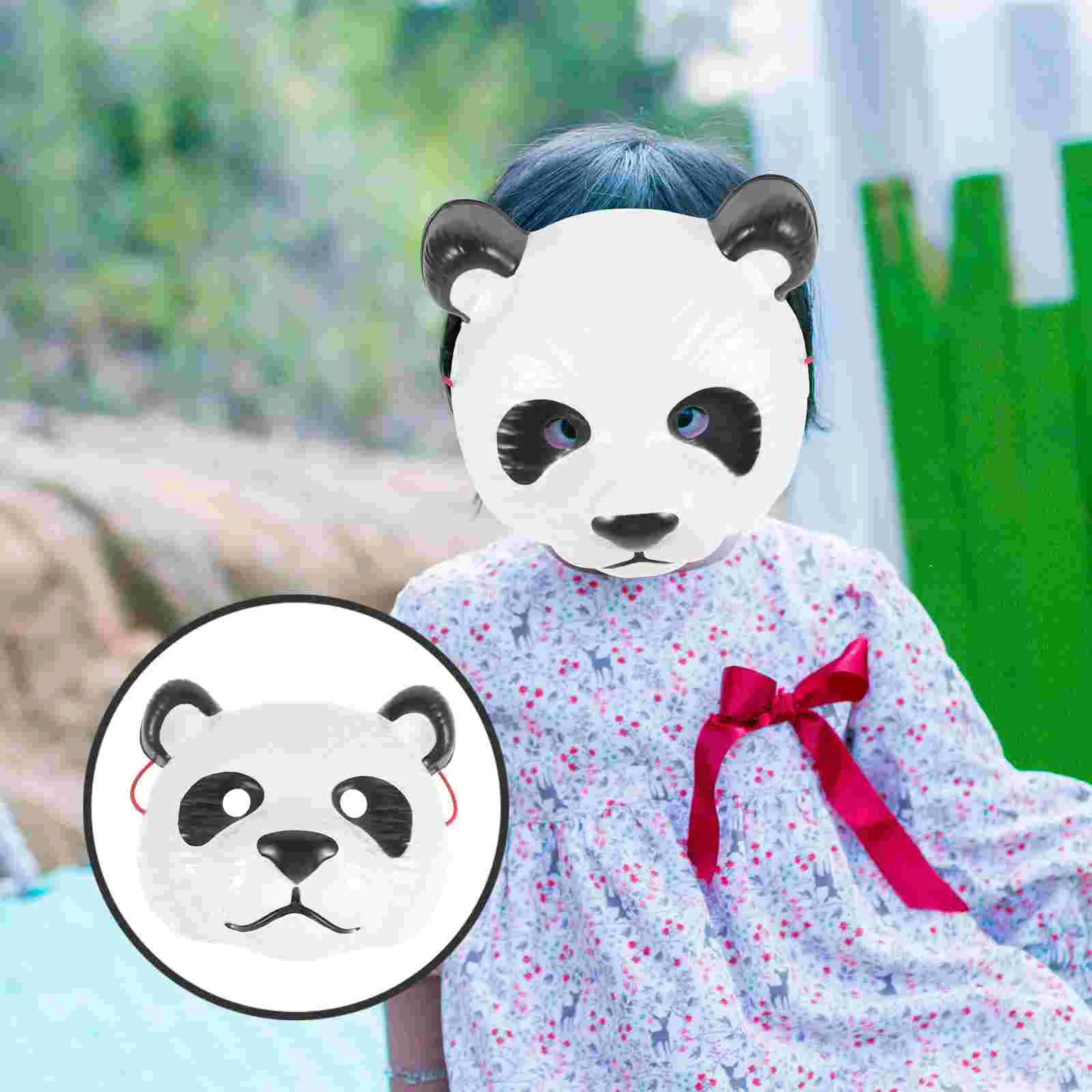 

Halloween Decorations Happy Red Panda Mask Animal Masks Accessories Full Funny Party Favors Miss