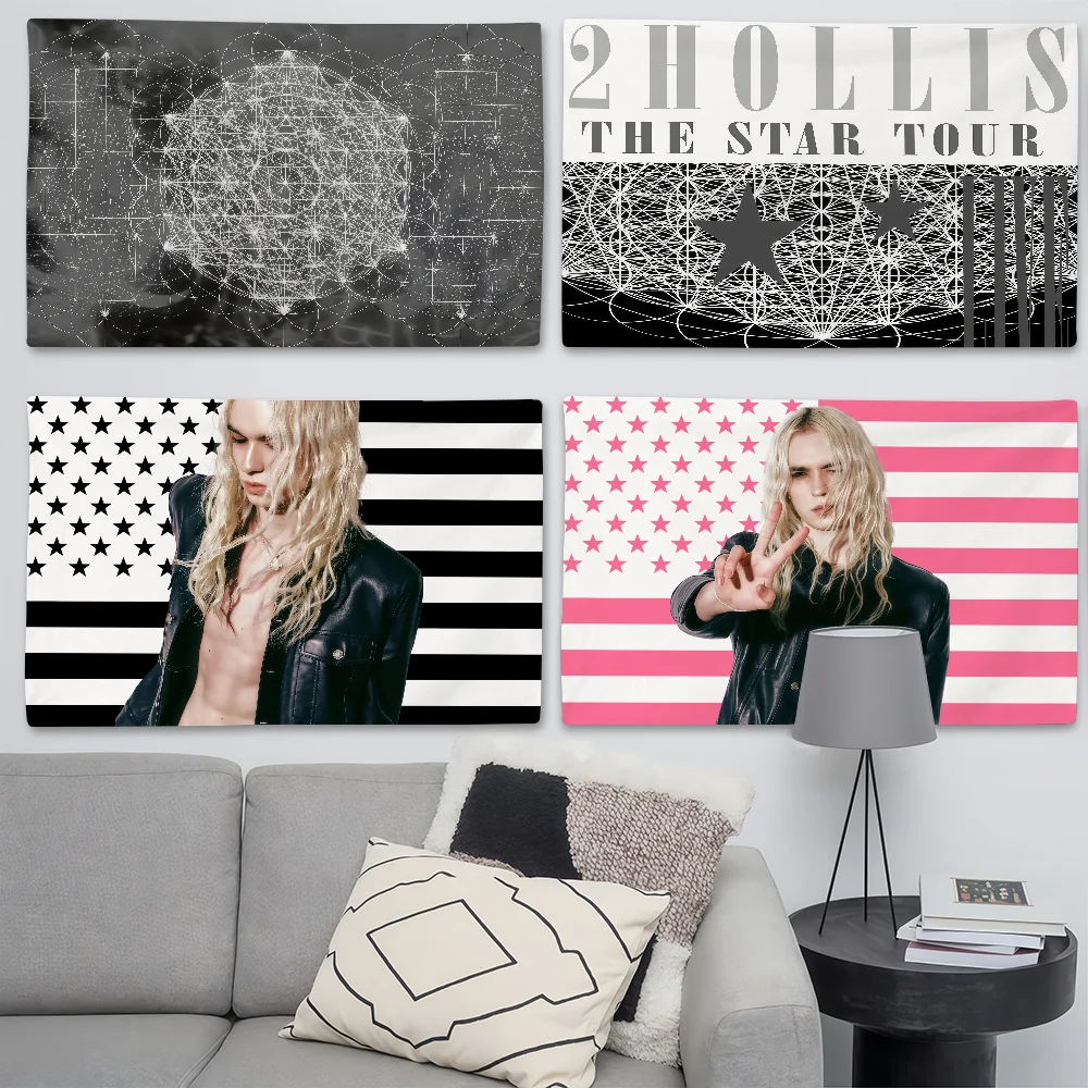 2hollis-s Singer Flag Suitable For Birthday Parties Living R