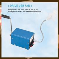 20W Outdoor Multi-Function Portable Manual Crank Generator USB Charging Hand Crank Generator Emergency Survival Power-AA85