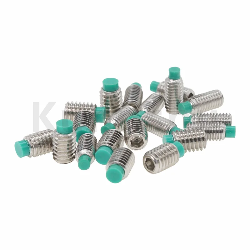 Nylon head wire setting machine rice screw buffer head screw POM head