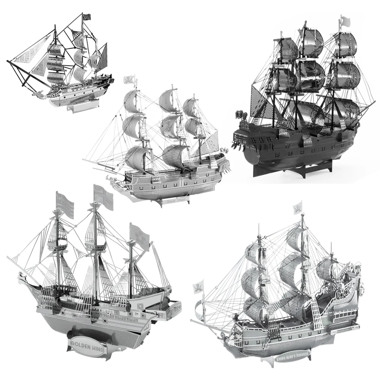 

ship 3D metal puzzle kit DIY Laser Cut puzzle puzzle children puzzle toys