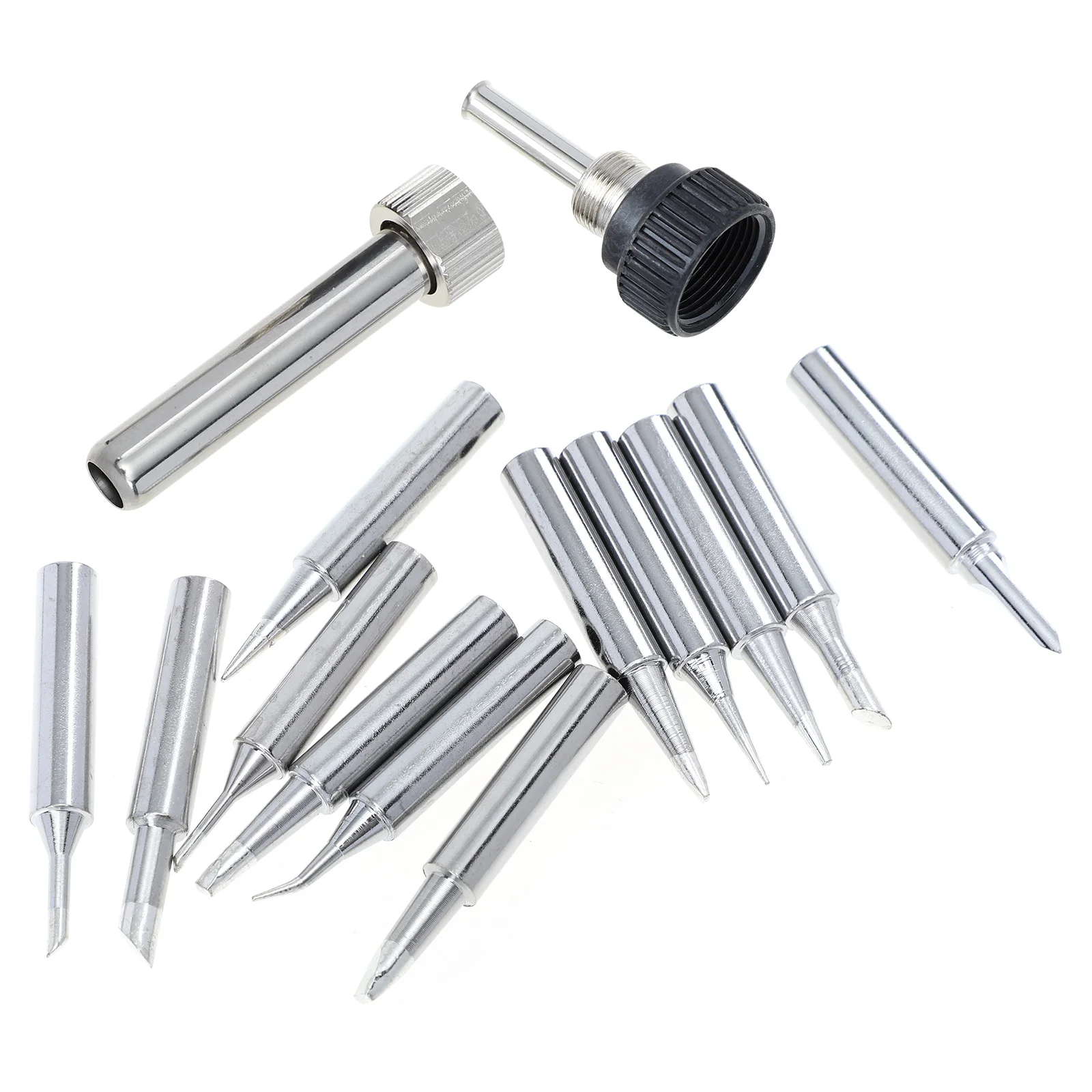 

1Set Soldering Iron Tip Sleeve Kit Multipurpose Replacement Heating Core Protection Copper Tips for Soldering Station Welding