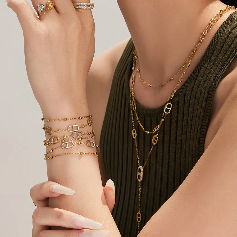 Thumbnail 3 - #43 Latest Layered Chain Necklaces Offers
