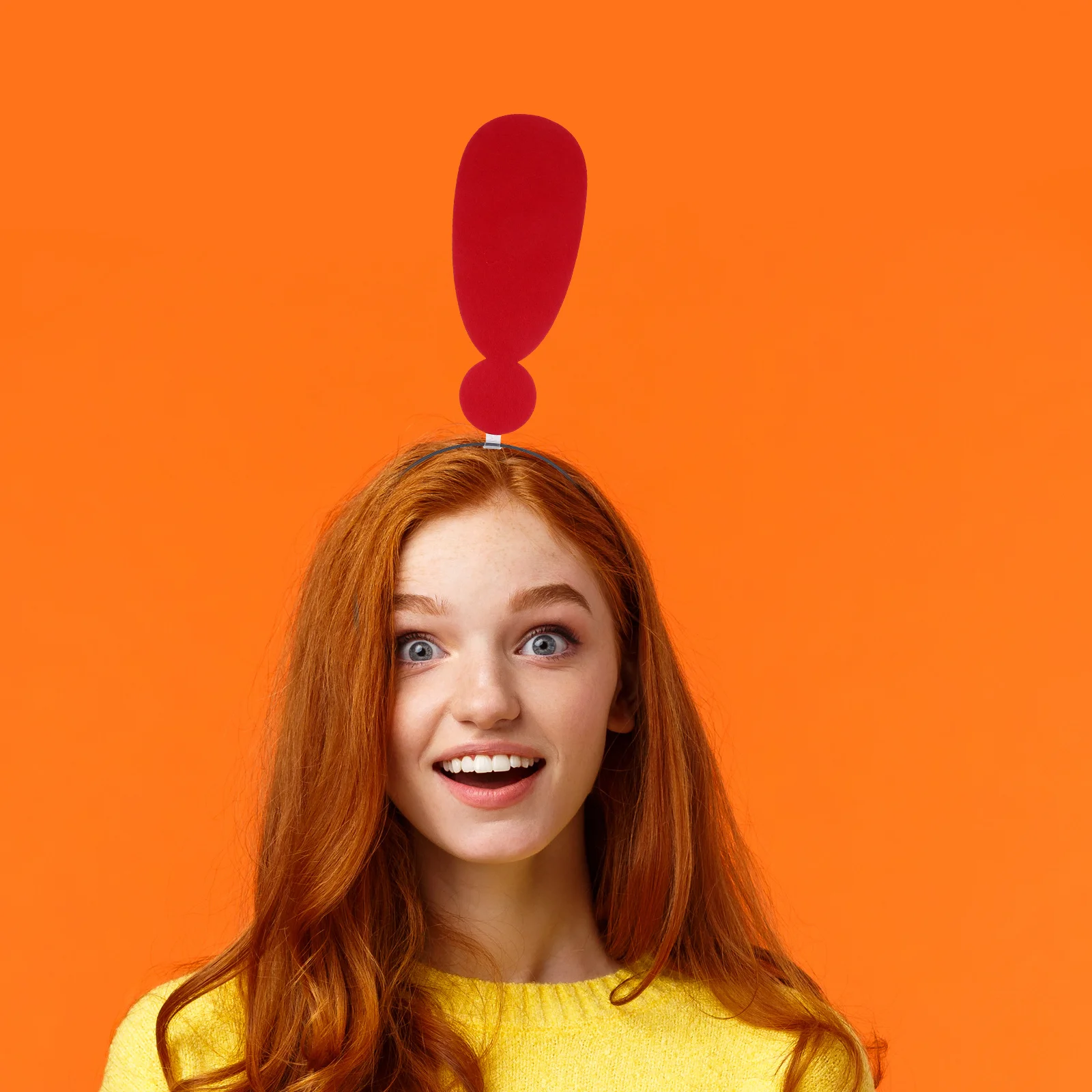 

6Pcs Creative Funny Symbol Headbands Lightweight Elastic Fit for Halloween Cosplay Valentine's Day Parties Family Gatherings