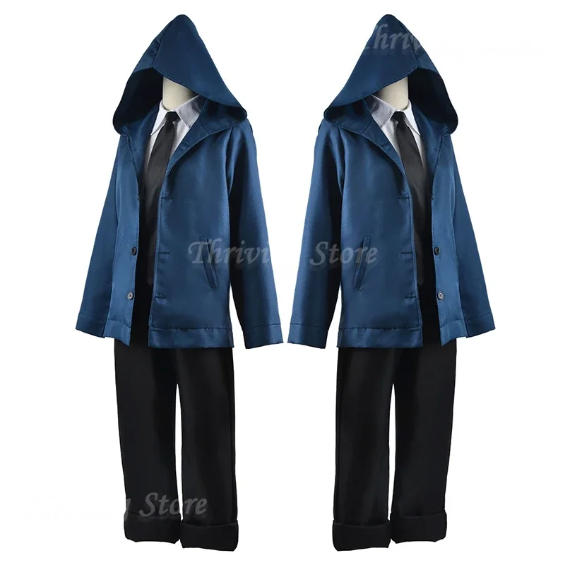 女性のためのチェーンソーマンアニメパワーコスプレコスチューム、フード付きジャケット、ヘッドドレス、ウィッグ、ハロウィーン、カーニバル、女の子