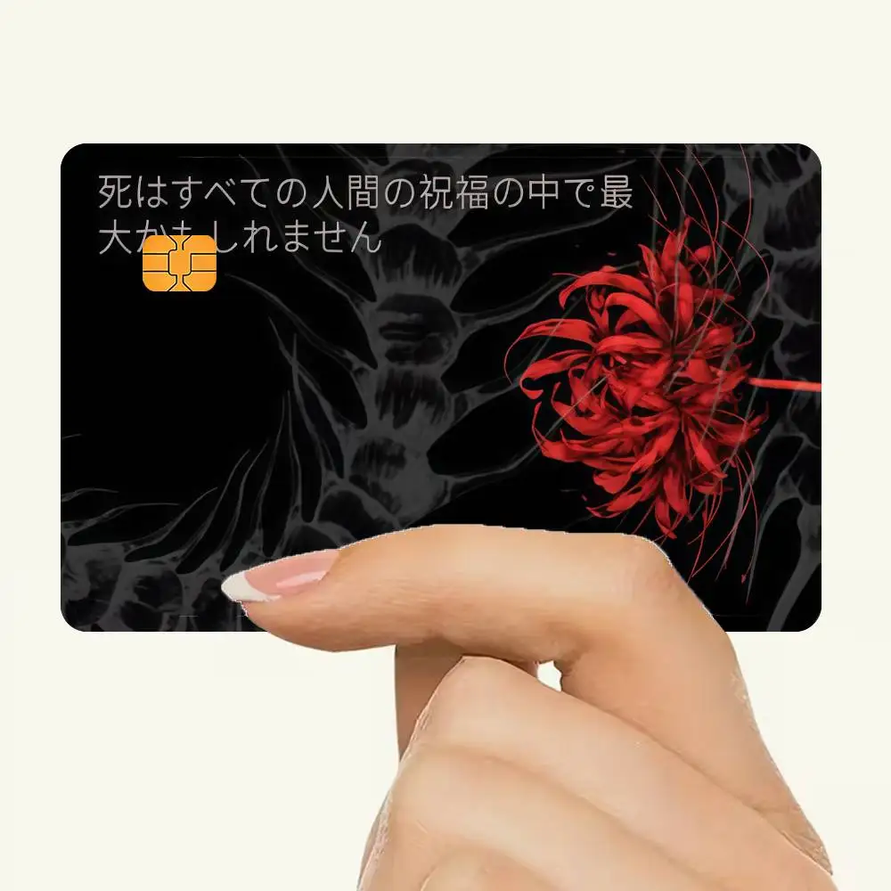 Anime T-Tokyo Bank Card Sticker Film Skin Cover For Debit G-ghoul Credit Bank Cardultra-Thin And Fade-Resistant